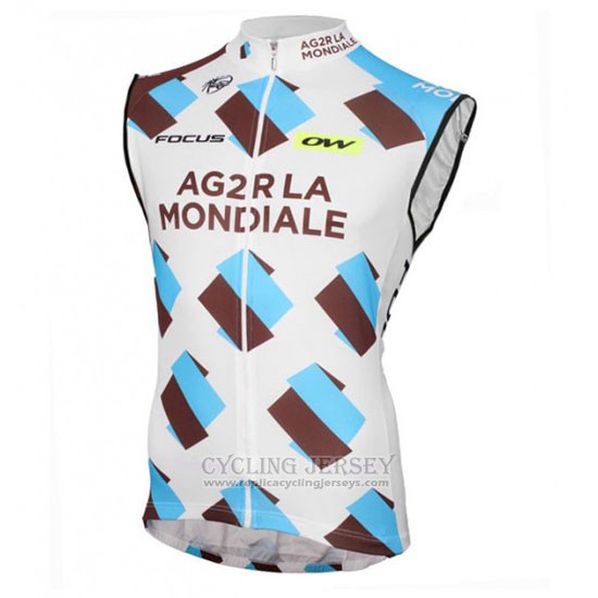 2016 Wind Vest Ag2rla White and Bluee